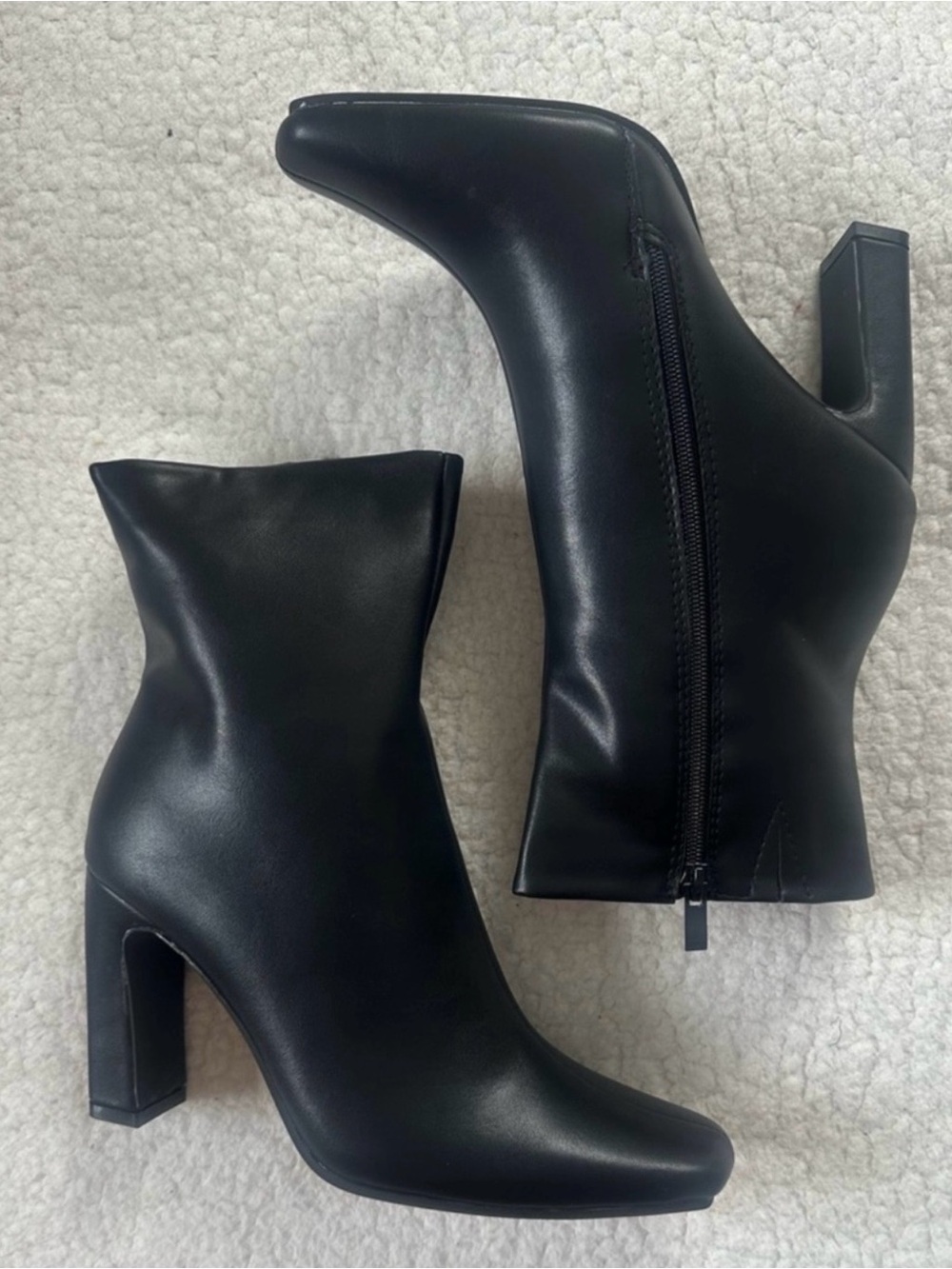 Forever Faux Leather Booties